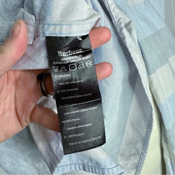Barbour Mens Tailored Sailor Shirt Button Down - Picture 11 of 12
